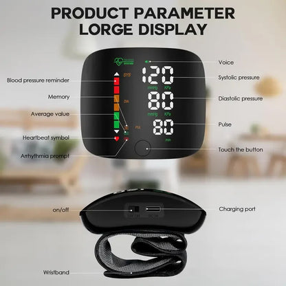 TAILEDEN Wrist Blood Pressure Monitor—Health Monitoring Adjustable
