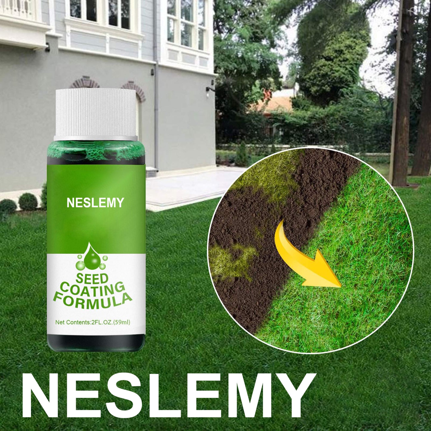 🔥Last Day Promotion🌱Hydro Seeding Lawn Solution