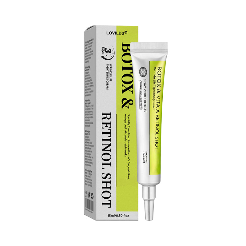 Regain youthful skin nown 💫LOVILDS® BOTOX & VITA A RETINOL SHOT Wrinkle Lift Tightening Cream