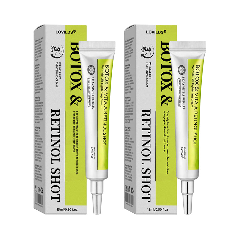 Regain youthful skin nown 💫LOVILDS® BOTOX & VITA A RETINOL SHOT Wrinkle Lift Tightening Cream