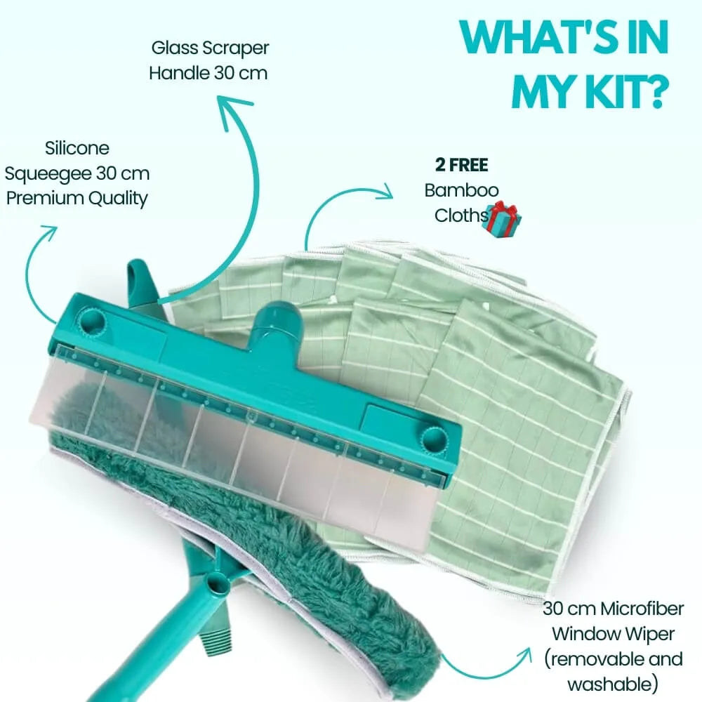 Alisanda™ Recyclable Silicone Window Squeegee Kit