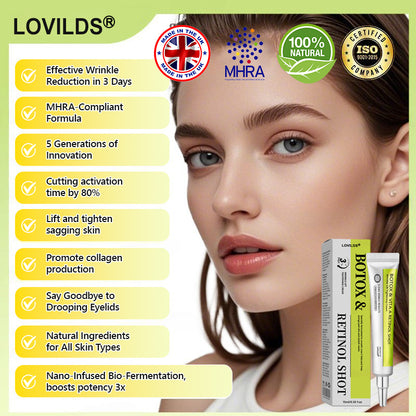 Regain youthful skin nown 💫LOVILDS® BOTOX & VITA A RETINOL SHOT Wrinkle Lift Tightening Cream