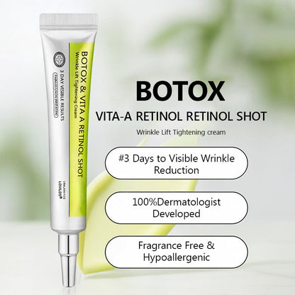 Regain youthful skin nown 💫LOVILDS® BOTOX & VITA A RETINOL SHOT Wrinkle Lift Tightening Cream