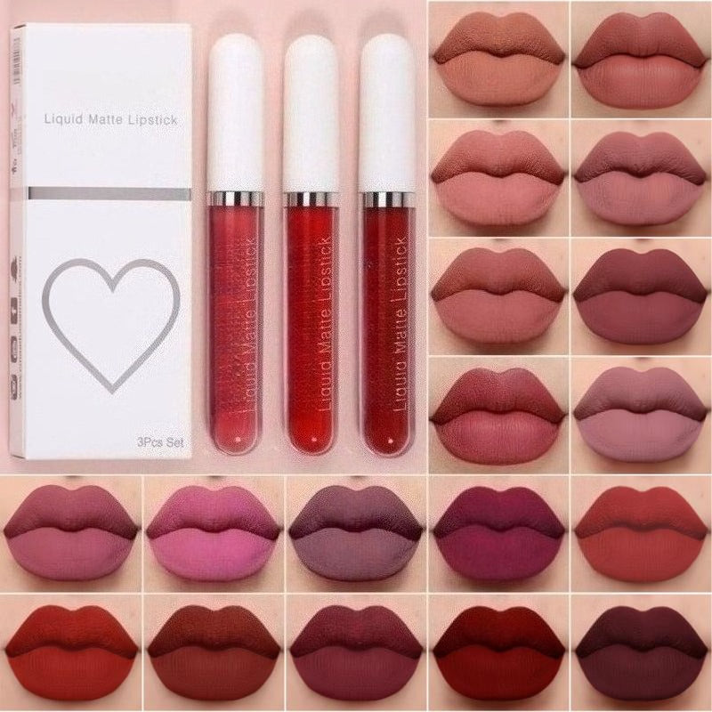 10-Color Matte Lip Set – Long-Lasting, Smooth & Hydrating Lipsticks for All-Day Wear