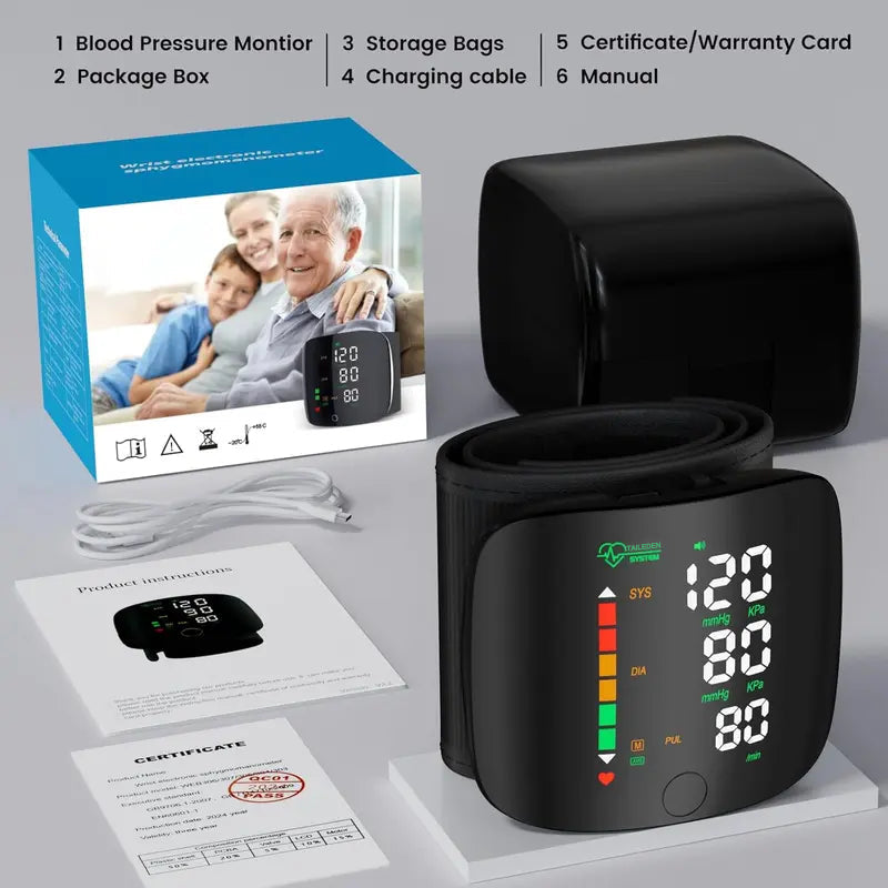 TAILEDEN Wrist Blood Pressure Monitor—Health Monitoring Adjustable