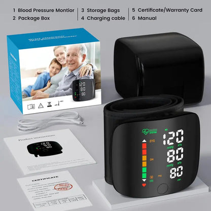 TAILEDEN Wrist Blood Pressure Monitor—Health Monitoring Adjustable